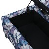 Kumasinova 39" Elegant Floral Patterned Storage Ottoman Bench for Living Room,Versatile End of Bed Bench,Soft-Close Hinges,300lbs Max - 4 of 4