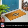 EvergreenNFLNew Orleans Saints Logo Natural Coir 28 x 16 Inches Indoor Outdoor Doormat - 4 of 4