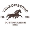 Juniors Womens Yellowstone Brown Horse Dutton Ranch Logo Est. 1886 T-Shirt - 2 of 4