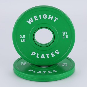 Coucheta 2-Inch Fractional Weight Plates Set (1.25LB-10LB Pairs) | Rubber Coated Change Plates for Gym & Home | Compatible with Standard Barbells - 1 of 4