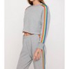 Women's Rainbow Cropped Pullover Top - SPIRITUAL GANGSTER - 3 of 4