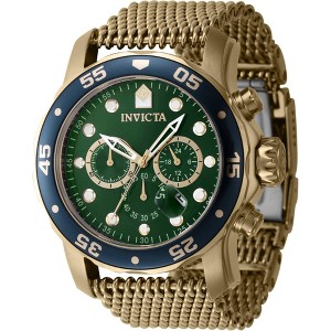 Invicta 47241 Men's Pro Diver Chronograph Green Dial Steel Watch - 1 of 2