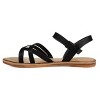 Journee Collection Womens Vasek Ankle Strap Flat Sandals - 2 of 4