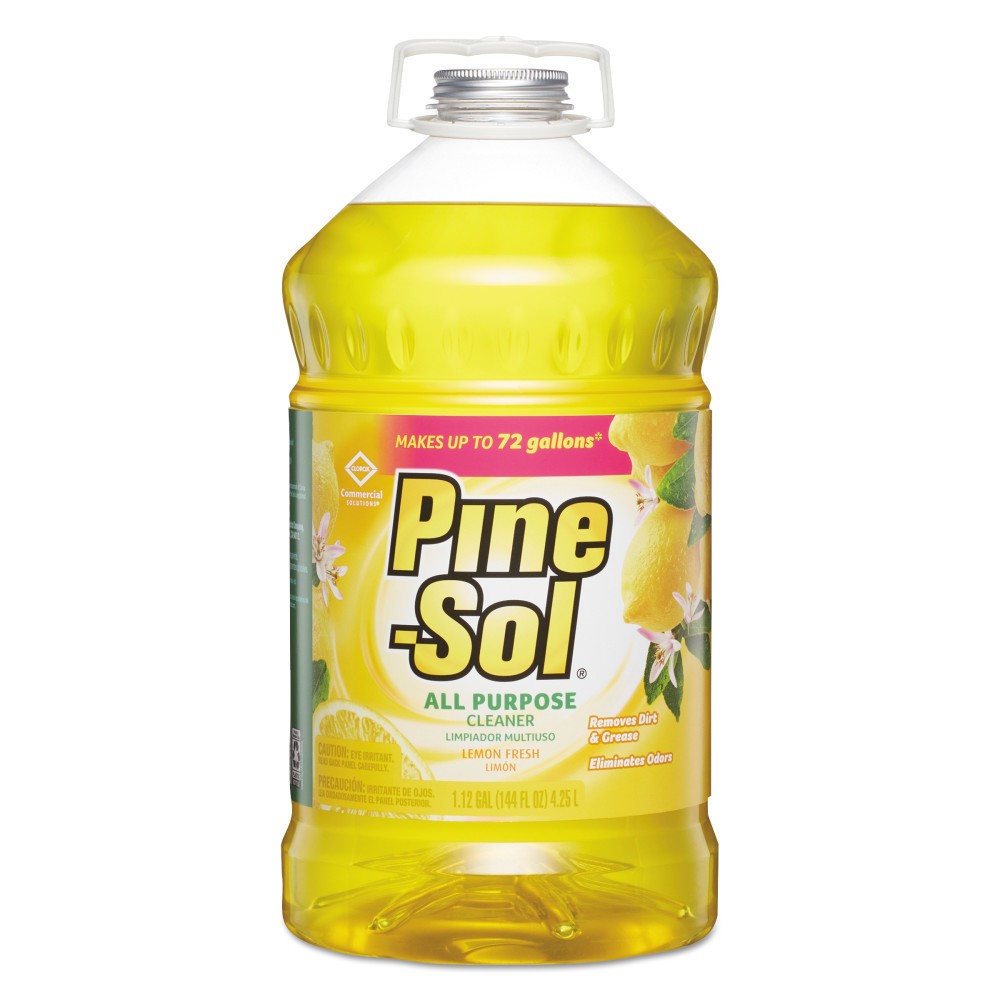UPC 044600354194 product image for Pine-Sol All-Purpose Cleaner, Lemon, 144oz, 3 Bottles/Carton | upcitemdb.com