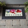 Evergreen Divided Floral Sassafras Indoor Outdoor Switch Doormat 1'10"x10" Multicolored - 4 of 4