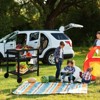 Winado Stainless Steel Flattop Grill Cart Movable BBQ Trolley with Two Wheels, Hooks - 3 of 4