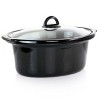 Better Chef 6 Quart Oval Slow Cooker with Removable Stoneware Crock in Stainless Steel - 4 of 4