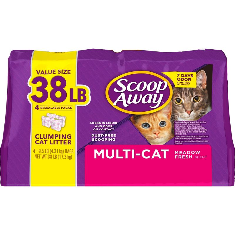 Scoop Away Multi-Cat Clumping Scented Cat Litter, 4 of 10
