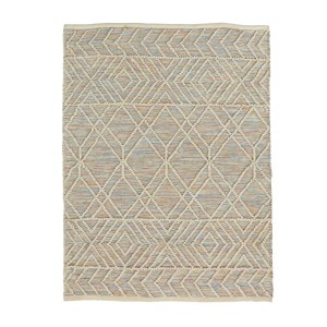 5x7 Geometric Hand Woven Indoor/Outdoor Rug Multicolor - National Tree Company - 1 of 3