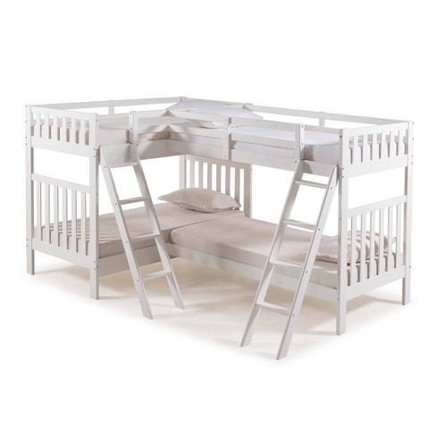 Twin Over Aurora Bunk Bed, Target White Bunk Beds