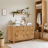 6 Drawer Dresser for Bedroom, 54" Wide Modern Chest of Drawers with Faux Marble Top, Wooden Drawer Organizer, Dresser TV Stand - 2 of 4