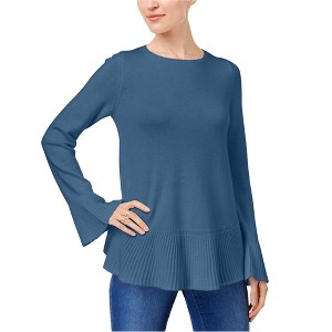 Style & Co. Womens Flared Crew Neck Pullover Sweater - 1 of 1