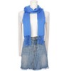 INSPIRE CHIC Gender Neutral Plain Cashmere Imitation Winter Warm Solid Color Fringe Long Scarves 1Pc - 2 of 4