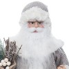 Season's Designs Christmas 16" Tan Santa W/Sweater Holding Toy Trai - 3 of 4