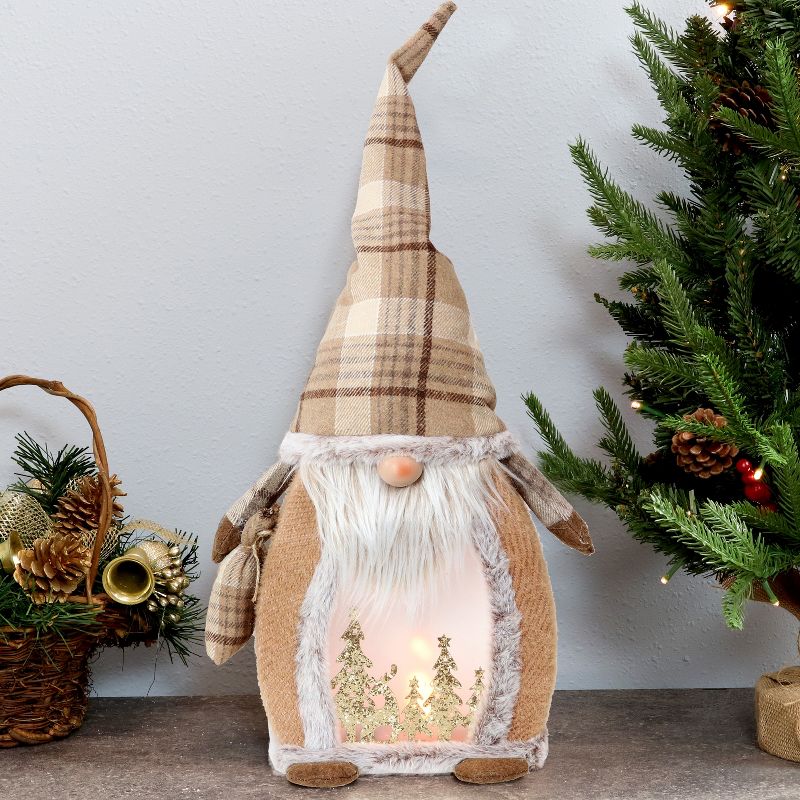 Sunnydaze Indoor Rustic Glowing Gnome Pre-Lit Holiday Decoration for Table, Fireplace Mantle, or Shelf - 25.5", 2 of 11