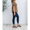 Women's Spotted Animal Print Blouse - Hailey & Co - 2 of 4