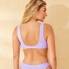 Women's Pucker Textured Scoop Front Bralette Bikini Top - Wild Fable™ - 2 of 4