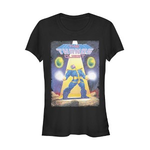 Juniors Womens Marvel Thanos Quest Comic Book T-Shirt - 1 of 3