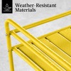 Best Choice Products 2-Tier Rolling Bar Cart Indoor/Outdoor w/ Storage Shelves, Wine Rack, Lockable Wheels - 4 of 4