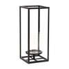 Cheung's Pembertale Tall Square Black Metal Lantern - Large - 2 of 4