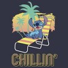 Womens Lilo & Stitch Chillin' on the Beach T Shirt - 2 of 4