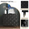 CLIHOME 2 Door Sideboard Gloss Lacquer Media Storage Accent Cabinet Utility Storage Cabinets - 4 of 4