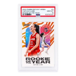 Panini America WNBA 2024 Panini Instant Caitlin Clark Rookie Of The Year Card | PSA 10 - 1 of 3