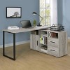 Hertford 2 Drawer L-Shape Desk - Coaster - image 2 of 4