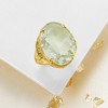 Ross-Simons 20.00 Carat Prasiolite and .80 ct. t.w. Peridot Ring in 18kt Gold Over Sterling - 4 of 4
