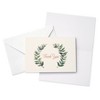 50ct 'Thank You' Cards with Wreath - image 2 of 3