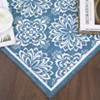 coucheta Washable Runner Rug, Modern Floral Entryway Carpet Non Slip Hallway Runners Indoor, Living Room Rug Low Pile Non-Shedding Carpe - 4 of 4