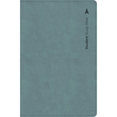 CSB Student Study Bible, Earthen Teal Suedesoft Leathertouch - by  Csb Bibles by Holman (Leather Bound)