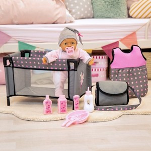 Baby Doll Travel Bed and accessories set - 1 of 4