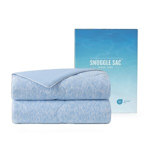 Snuggle Sac Reversible Cooling Comforter, All-Season Bedding Blanket - 1 of 4