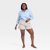 Women's Long Sleeve Button-Down Boyfriend Shirt - A New Day™ - 3 of 3