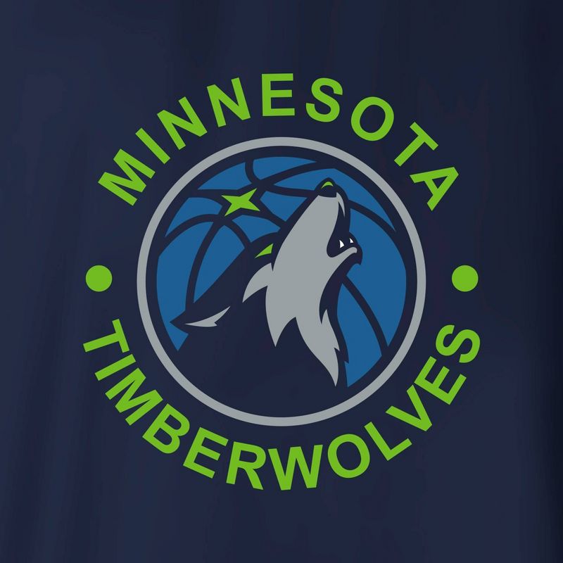 NBA Minnesota Timberwolves Women&#39;s Dolman Short Sleeve T-Shirt, 4 of 5