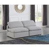 Meridian Furniture,Indulge Linen Textured Fabric Modular Sofa - 2 of 4