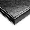 WeChef 5 Pack Menu Covers 4.25"x11" 2 View Angled Corners Wine List Restaurant Black - 4 of 4
