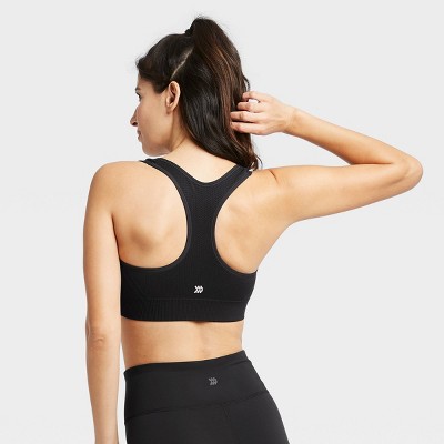 Black sports bra target online