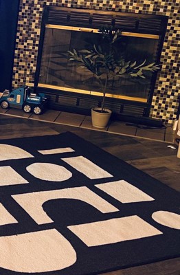 3'x5' Large Modern Shape Rug Cream - Room Essentials™ : Target