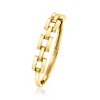 Pure Collection by Ross-Simons 14kt Yellow Gold Panther-Link Ring - 2 of 4