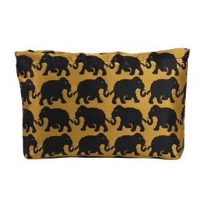 Unique Bargains Portable Elephant Handheld Makeup Bag 1 Pc - 1 of 4