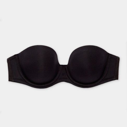 Smart&sexy Womens Full Support Light Lined Strapless Bra Black Hue 32a :  Target
