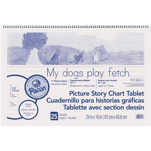 Pacon Picture Story Chart Tablet, 24 x 16 Inches, 25 Sheets - 1 of 2