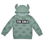 Star Wars Boy's Baby Yoda The Child Pullover Hoodie with 3D Ears for toddler