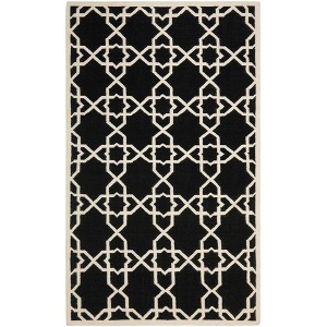Dhurries DHU548 Hand Woven Flat Weave Indoor Rugs - Safavieh - 1 of 4