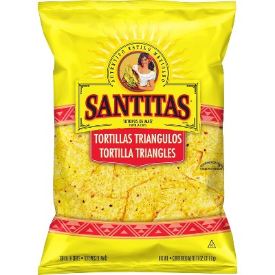 Santitas Yellow Corn Tortilla Triangles - 11oz