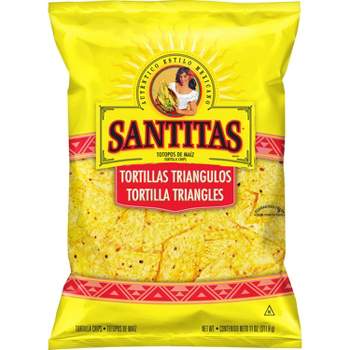 Santitas Yellow Corn Tortilla Triangles - 11oz