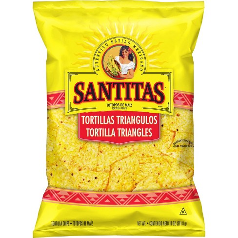 Santitas Yellow Corn Tortilla Triangles - 11oz - image 1 of 3