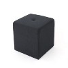 CAVINAS Simple Upholstered Square Cassella Cube Ottoman Chair,Small Ottoman Stool for Living Room,Bedroom - 2 of 4